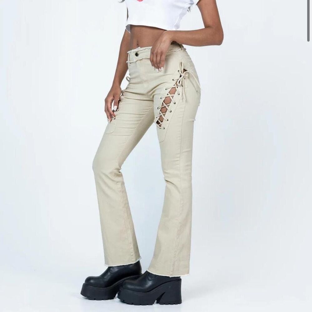 Princess Polly Tan/Beige Pants